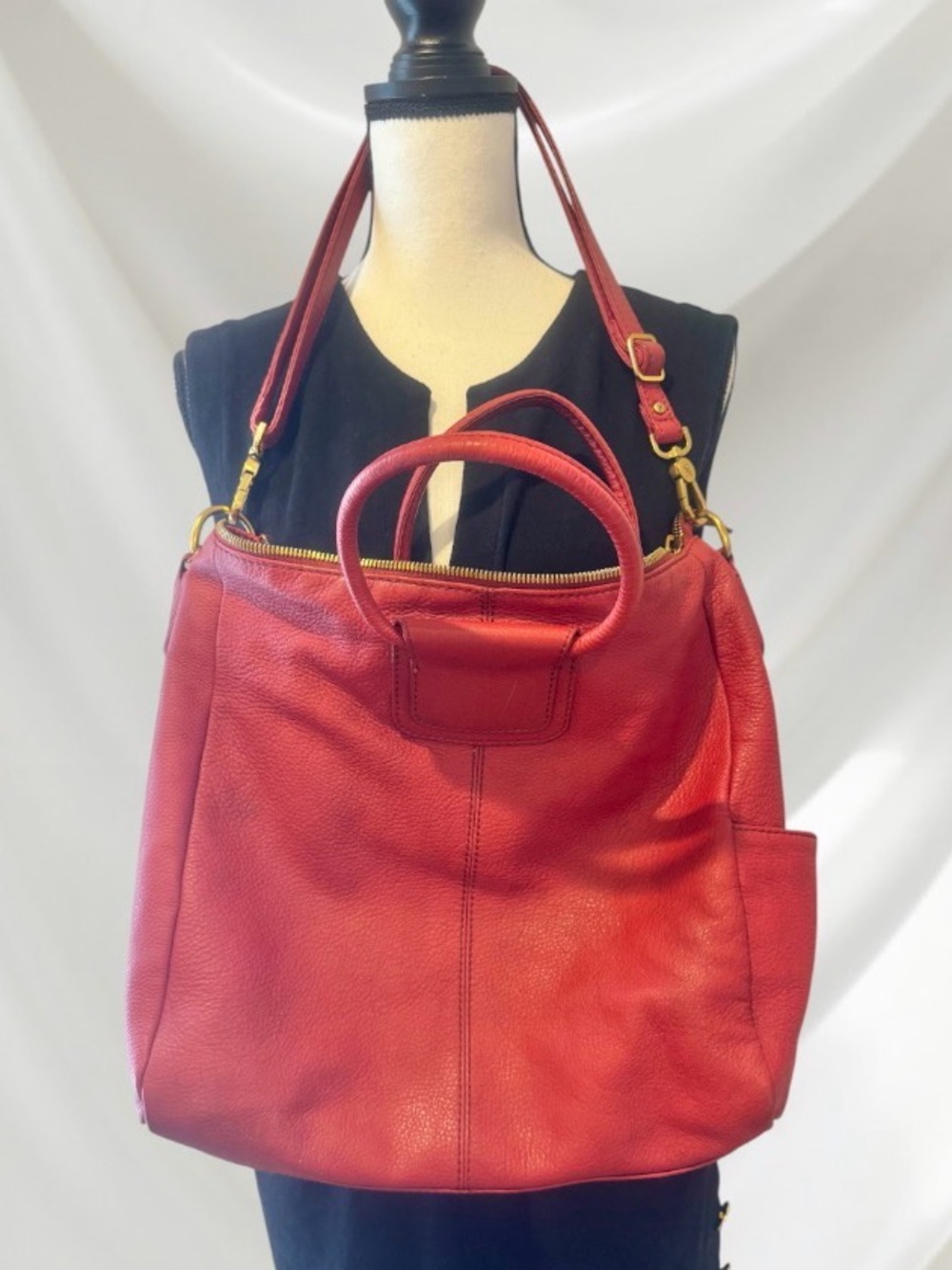 HOBO DESIGNER SHEILA SATCHEL PEBBLE LEATHER  PURSE  TOTE